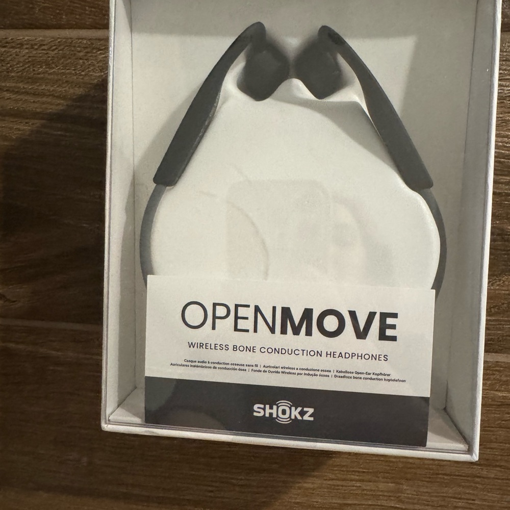 Shokz OpenMove Wireless Bone Conduction Headphones - Black